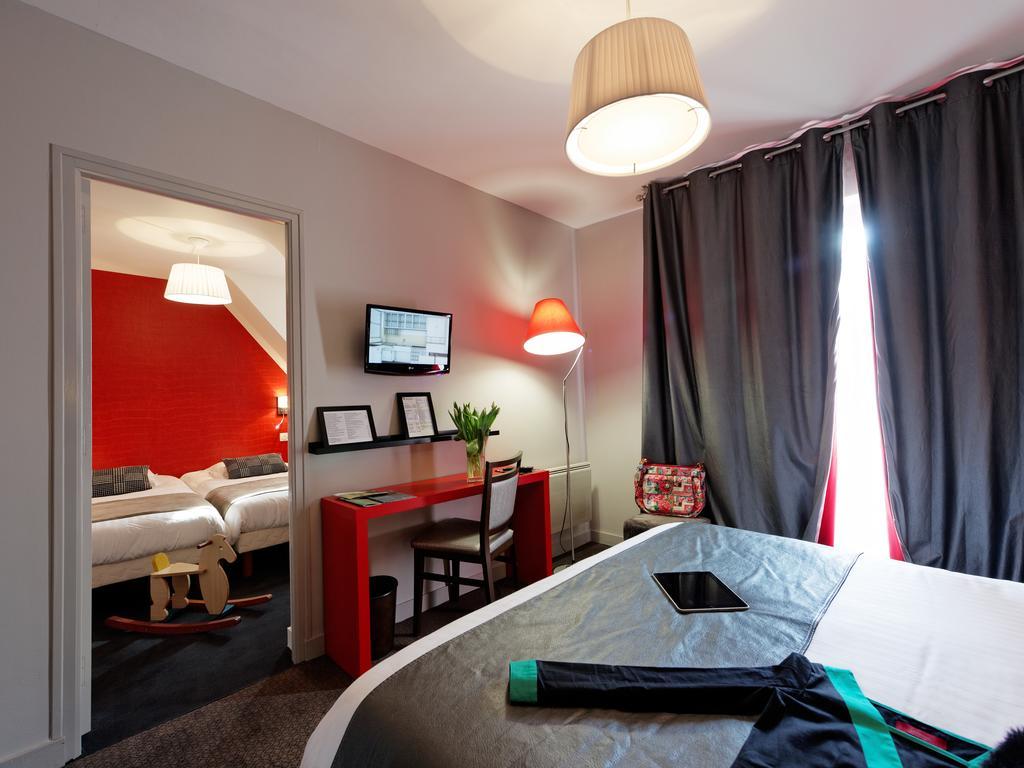 Hotel La Residence Des Artistes 로스코프 객실 사진