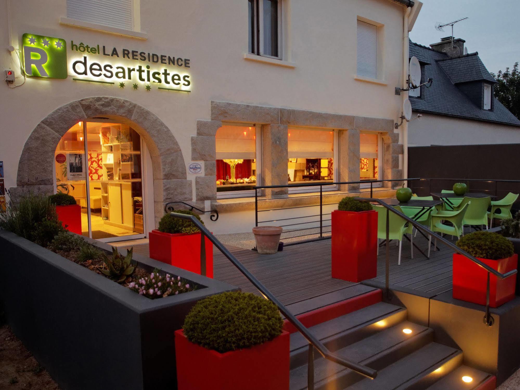 Hotel La Residence Des Artistes 로스코프 외부 사진